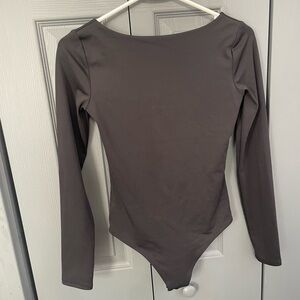 Express Black Long Sleeve Bodysuit